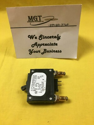 PECOII / 3050107P-100 / 100 AMP BULLET CIRCUIT BREAKER / LMLK1-1RLS4-29928-100