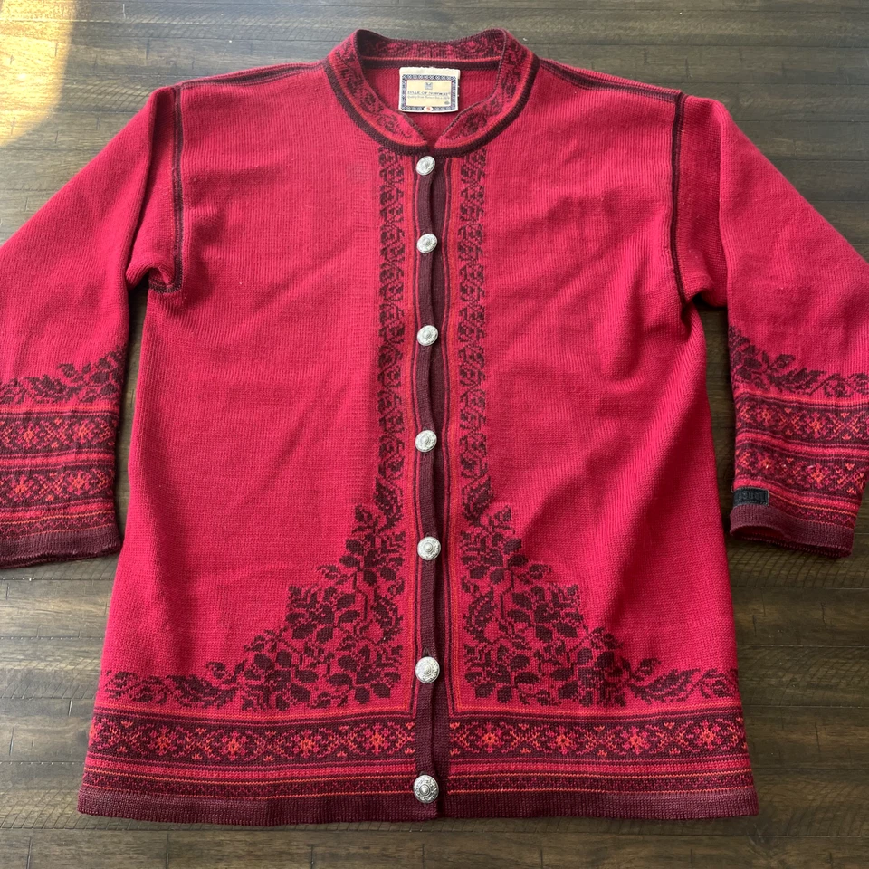 Dale of Norway Cardigan Sweater Casual Women Small Knit Wool Button Jacket - Image 3 of 4
