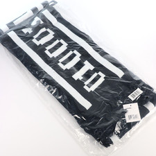 Computer Geek Binary Code Knit Scarf 74" x 8" Black White New With Tags Sealed