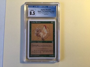 Magic the Gathering Zodiac Rooster Portal 3 Kingdoms CGC 8.5 grade