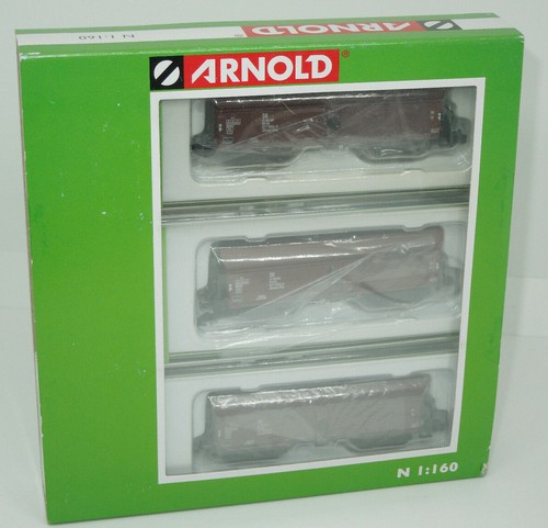 Arnold Spur N 6349 - Selbstentladewagenset der DR - 3 teilig | Zustand: Gebraucht