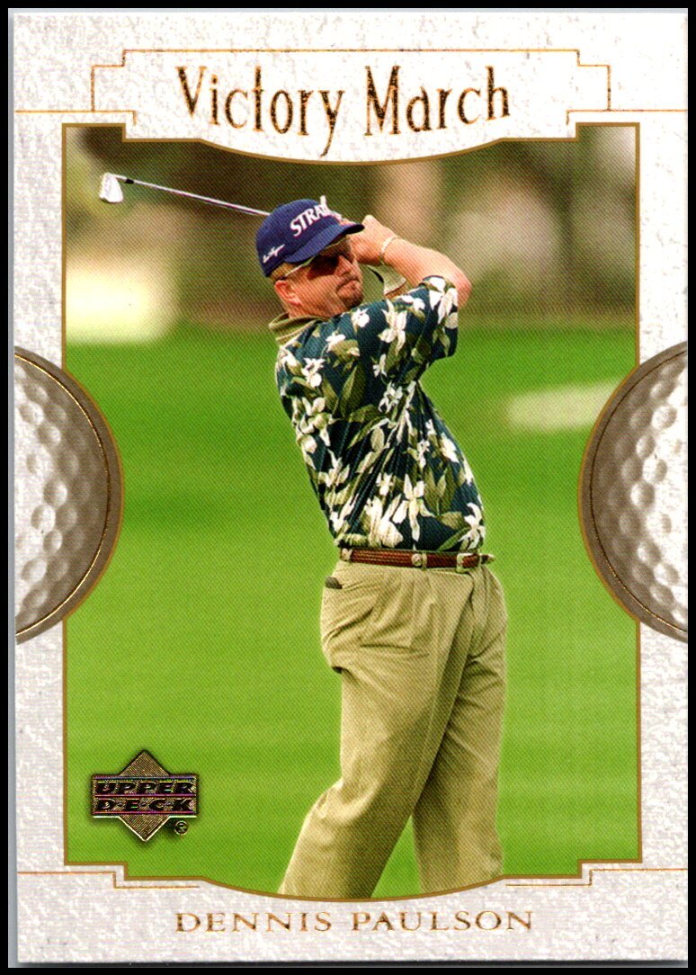 2001 UD Upper Deck PGA #143 Dennis Paulson - Victory March FREE SHIPPING!