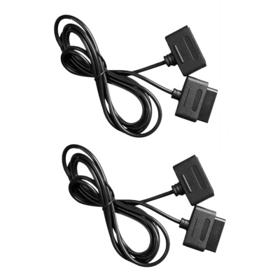 2PCS 18M Game Controller -Erweiterungskabel Datenkabel für Nintendo SNES Control