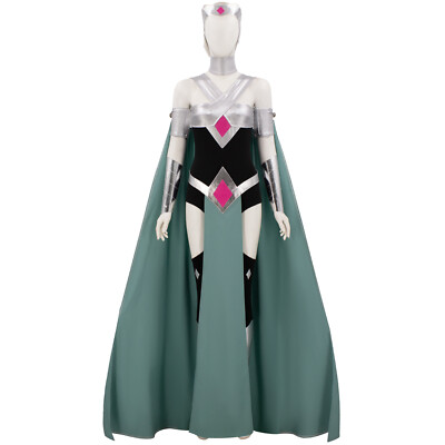 Cosplay Creature Commandos Circe Dress Cloak Costumes Superhero Halloween Outfit