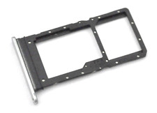 OEM HUAWEI HONOR X7 REPLACEMENT SILVER MICRO SD DUAL SIM CARD HOLDER TRAY
