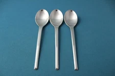 3 Teaspoons WMF HELSINKI Stainless Germany Modern 6 1/8"