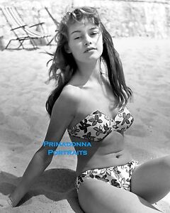 Brigitte Bardot 8x10 Lab Photo Sexy Busty Young Beach Portrait 1950 S Actress Ebay