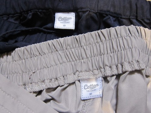 Cotton traders knee shorts; UK 10; 2 pairs: navy, neutral. Will combine p&p. - Picture 6 of 10