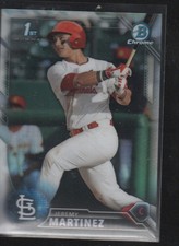 JEREMY MARTINEZ 2016 BOWMAN CHROME DRAFT REFRACTOR CARD #BDC-24