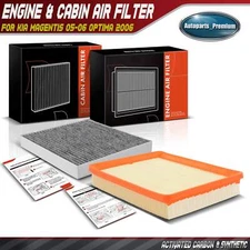 Engine & Activated Carbon Cabin Air Filter for Kia Magentis 05-06 Optima 2006