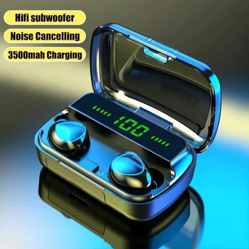 TWS Bluetooth Earbuds Waterproof Bluetooth 5.1 Headset Noise Cancelling Wireless - Picture 6 of 12