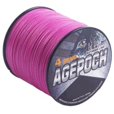 Agepoch Power 100M-2000M 6-300LB Test Pink Dynema Braided Fishing Line Pro