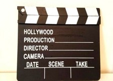 Director Clapboard Clapper Chalkboard Cue Videos Stage Prop Retro Hollywood