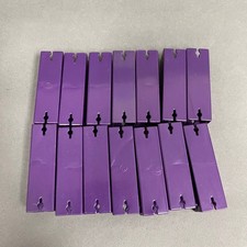 Marble Mania Dual Velocity Techno Gears 12 Purple Replacement Parts Lot of 14