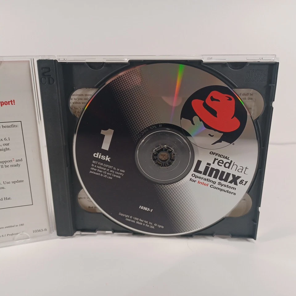 Red Hat Linux 6.1 Operating System 1999 CD Rom Software - Image 3 of 4