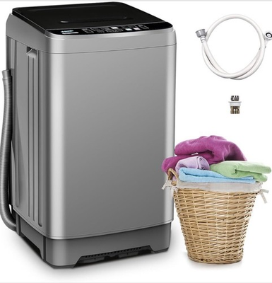 #ad Portable Washing Machine Full Automatic 10 Wash Programs Grey $119.99