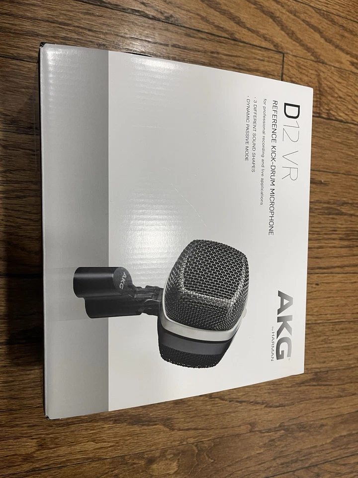 AKG D12VR Dynamic Large Diaphragm Kick Drum Microphone Live/Recording Mic - Image 3 of 4