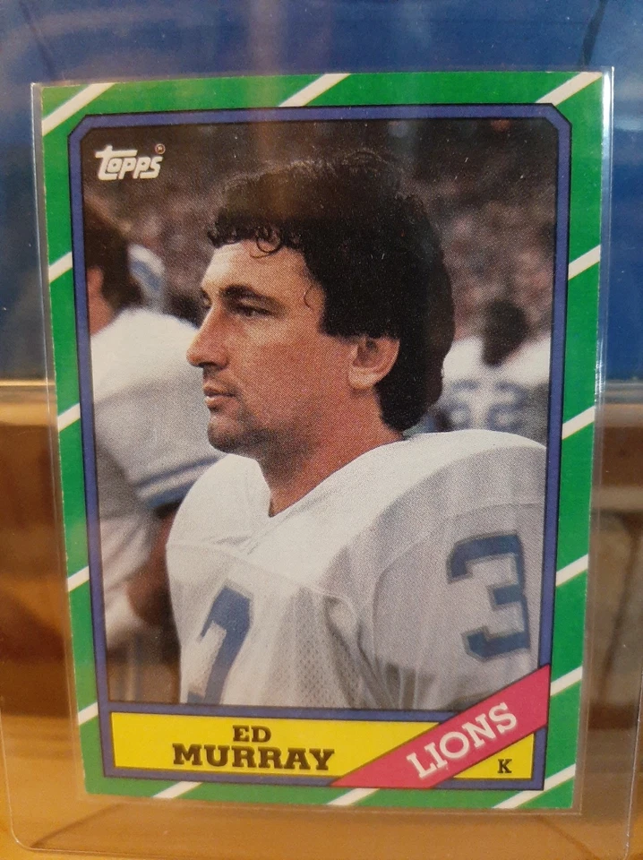 Ed Murray 1986 Topps Detroit Lions #249 12h
