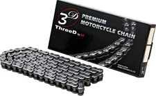 EK 520 L3D Chrome Drive Chain 120 Links (520L3D-120C)