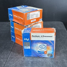  QTY 4 retail box Pentium 4 Processor 1.7 GHz,400mhz bus,256Kb L2, PGA-478