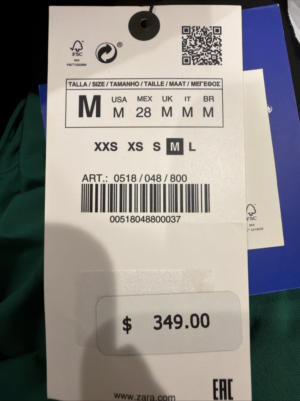 Size M- ADER error x Zara Oversized Puffer Jacket image 5
