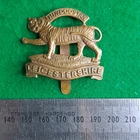 WW1 The Leicestershire Regiment Economy 1916 Cap Badge