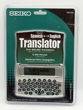 Seiko TR2250 Spanish-English Translator Handheld Electronic Dictionary New