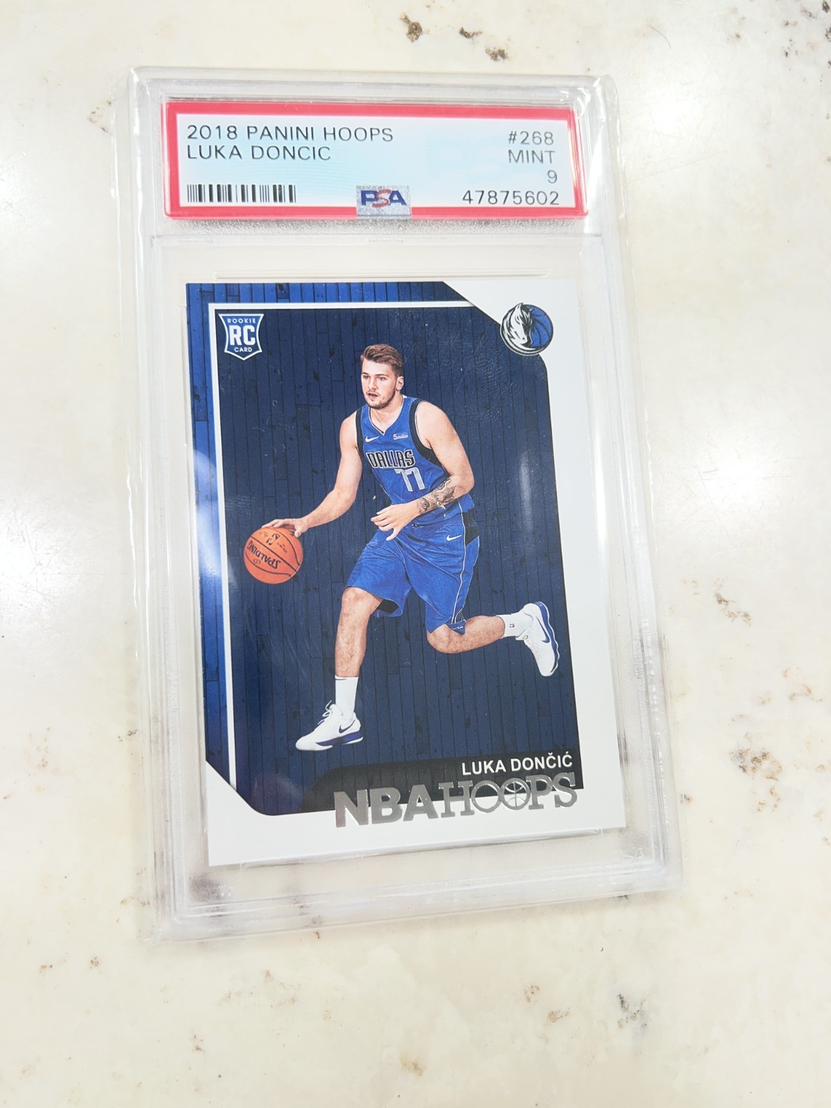 2018 Panini Hoops Luka Doncic #268 PSA 9