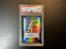 2024-25 Panini Revolution Calligraphy Signatures Auto Larry Bird #CALBIR PSA 9