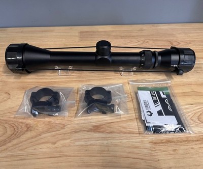 NEW Viridian EON 3-9x40mm Black Rifle Scope w/ Rings, BDC Reticle, Savage T-Off