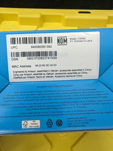 Amazon Echo Show 5 (2a generazione) Altoparlante Smart Display - Antracite_Nuovo - Foto 4 di 4