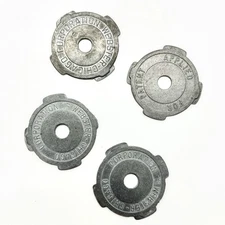 Vintage Webster Chicago 45 RPM Record Adapters Metal Inserts - Lot of 4