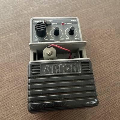 Vintage Arion SDI-1 Stereo Verzerrung Gitarren-Effekt-Pedal Made in Japan 