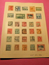 29 Used Vintage Jamaica Postage Stamps, some Overprinted