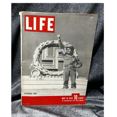 V-E Day- Vintage Life Magazine May 14, 1945  WWII End of War Europe Issue