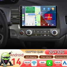 For 2006-2011 Honda Civic Apple Carplay Android 32GB Car Stereo Radio HEAD UNIT