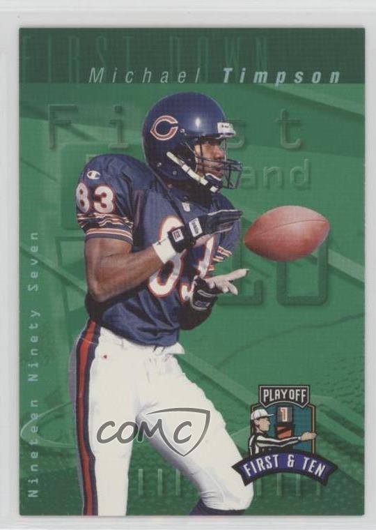1997 Playoff First & Ten Michael Timpson #205 3c7