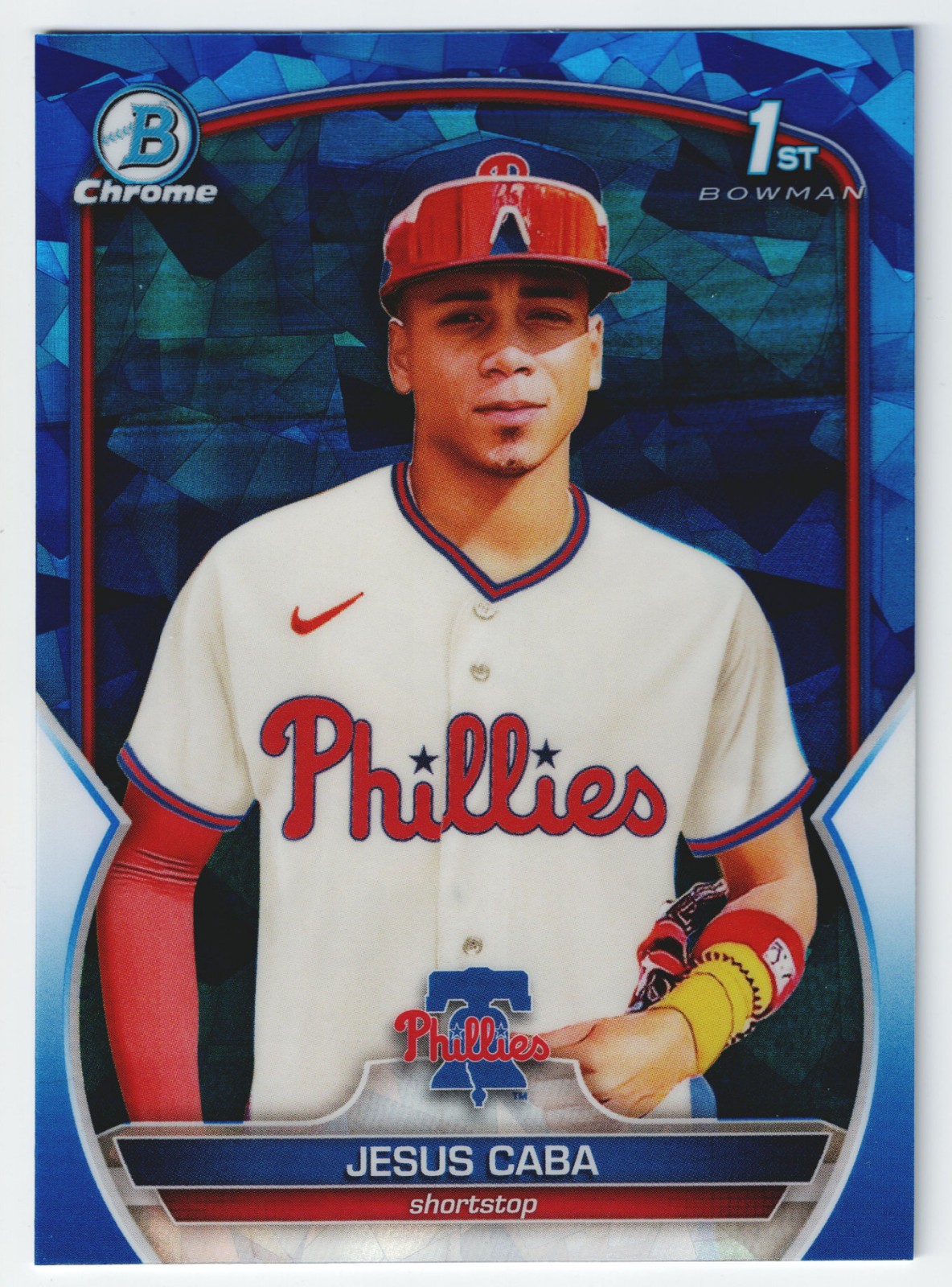 2023 Bowman Chrome Jesus Starlyn Caba 1st Rookie RC Sapphire #BCP-164 Phillies