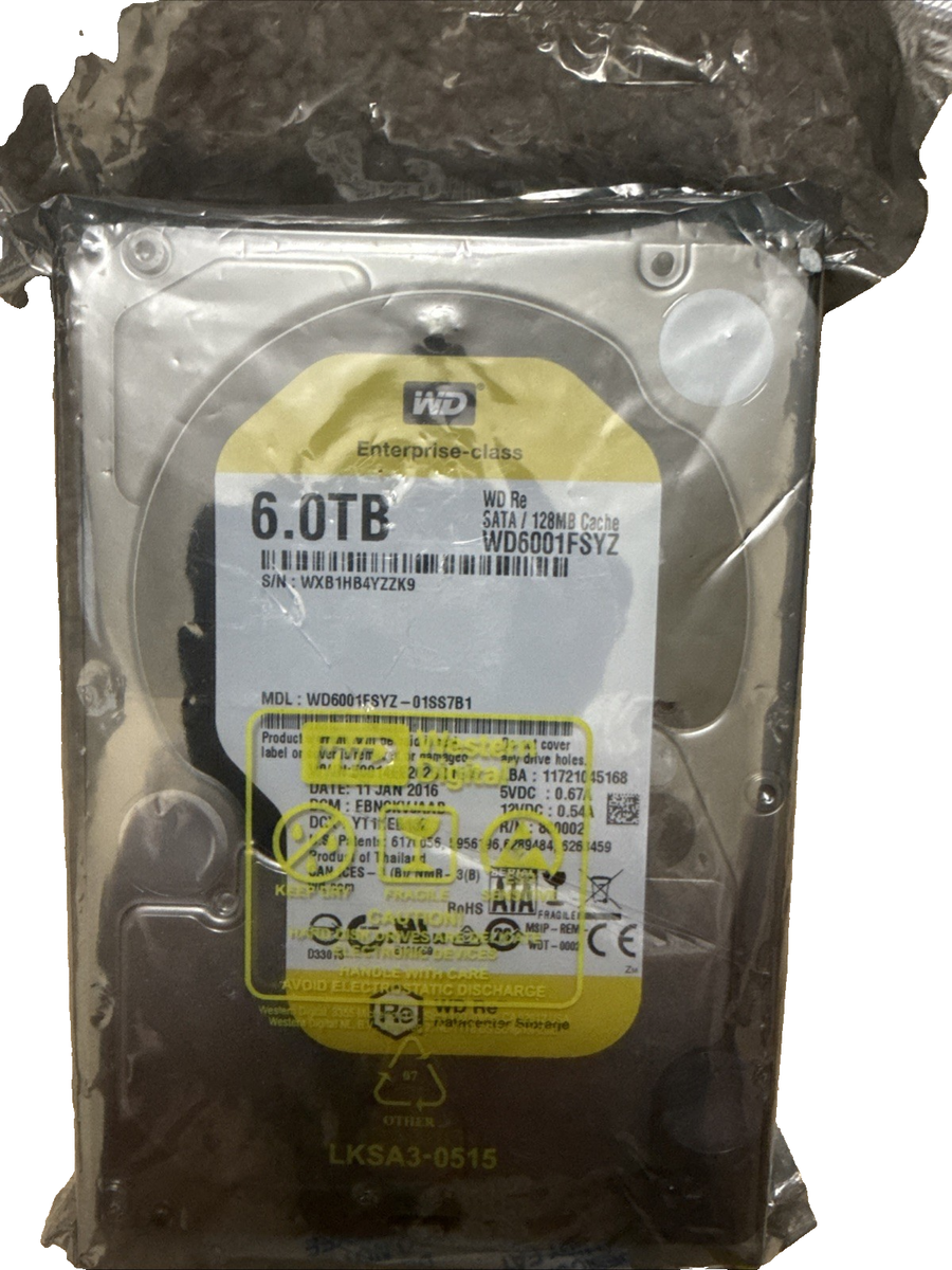 Western Digital 6 TB,Internal,7200 RPM,3.5