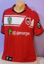 St George Illawarra Dragons NRL Rugby League shirt  2014 ISC XL Jersey