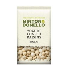 Minton & Donello Yoghurt Coated Raisins 6 x 500g 11.33 per kilo