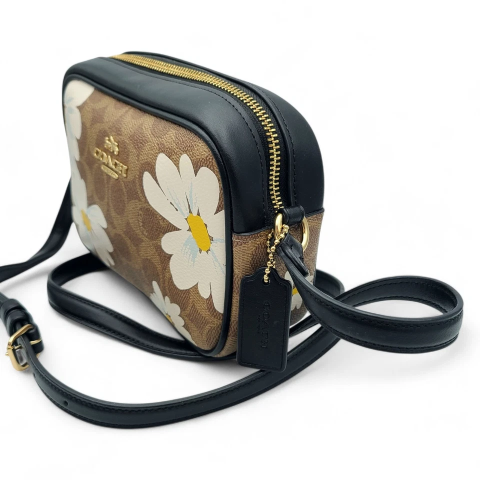 COACH Mini Jamie Camera Crossbody Bag Signature Daisy Floral Print CZ609 EUC - Image 3 of 4