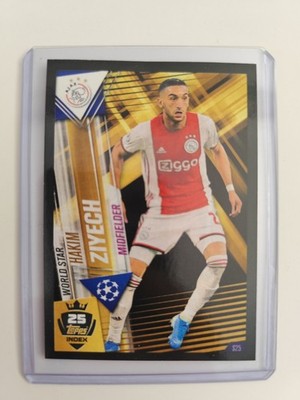 Match Attax 101 19/20 Hakim Ziyech World Star W25 S25 Ajax Amsterdam 2019/2020