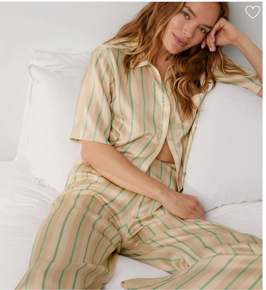 Lunya Washable Silk High Rise Pant Set