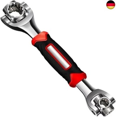 Universal Wrench 48 in 1 Socket, 360 Degree Adjustable Wrench Works with Spline