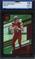 2022 DONRUSS ELITE GREEN #104 SAM HOWELL ISA 10 (RC) COMMANDERS *ADT5961