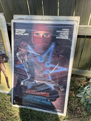 Enter The Ninja Movie Promo One Sheet Poster Original Numbered Ninja Old