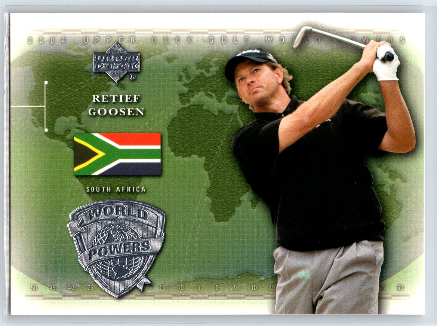 2004 Upper Deck Retief Goosen World Powers #109