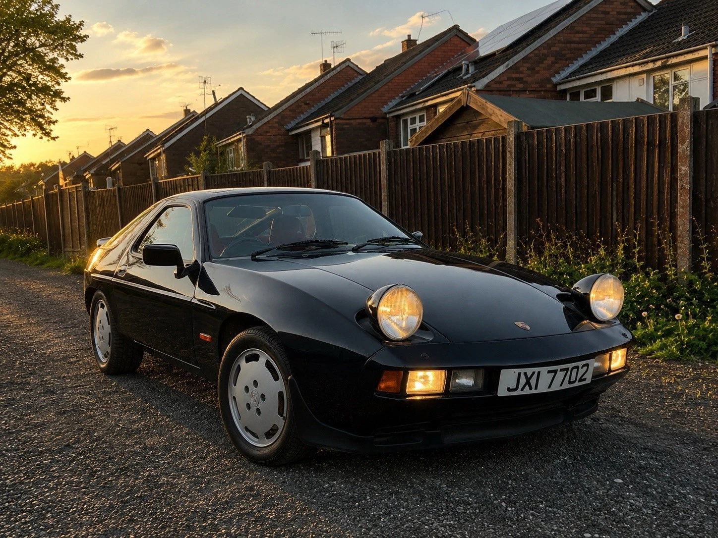 1986 Porsche 928 S 4.7 V8 Auto Rare Black Red Leather Classic Porsche