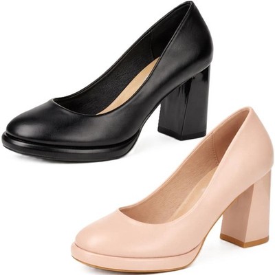 Anne Michelle Damen-Pumps mit Blockabsatz formell ''F9R0121''